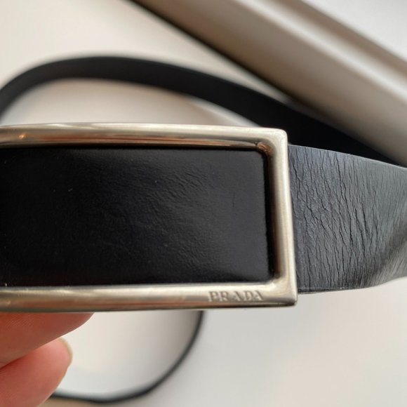 Prada black leather belt - Picture 6 of 10